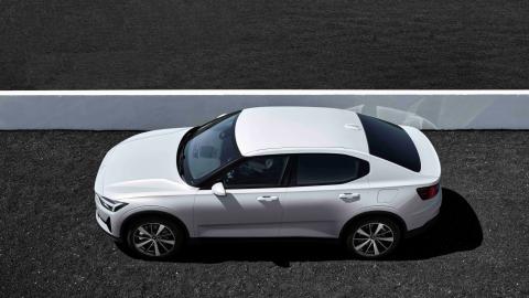 Polestar 2 Ambiente von oben