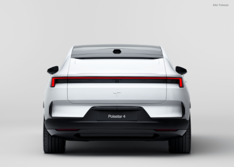 Polestar 4 von hinten