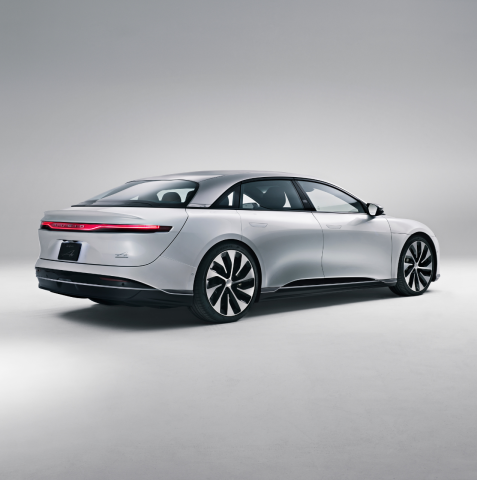 Lucid Air hinten